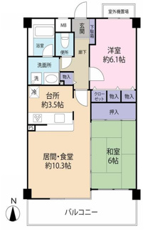 【間取り】 | 千里南グリーンマンション