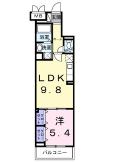 【間取り】 | アーバングレース | 間取りです。