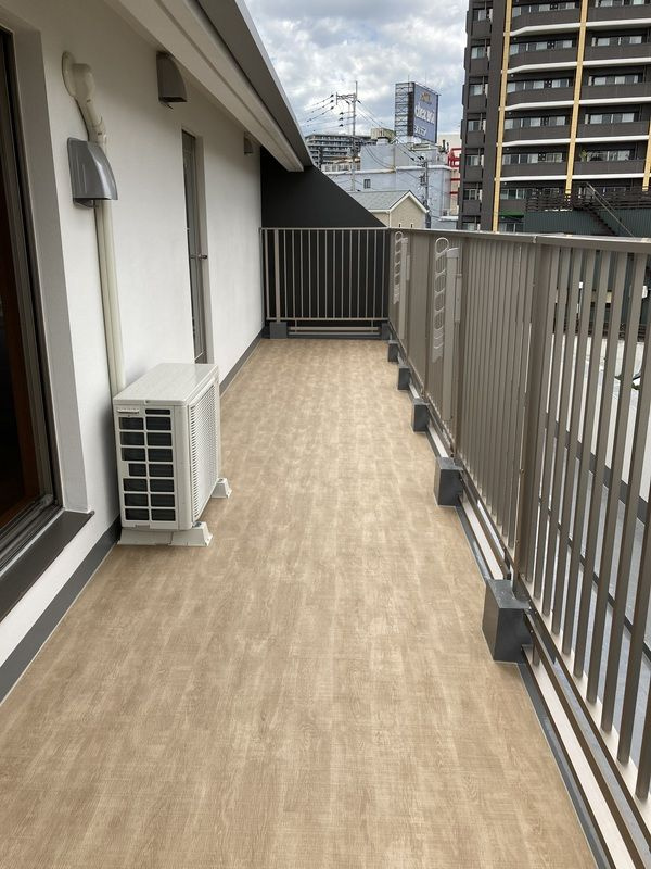 プライマル福岡平尾のバルコニー