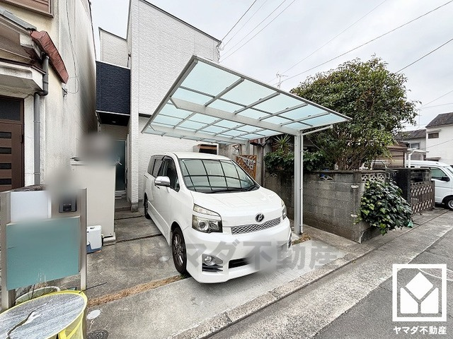 尼崎市西難波町2丁目の外観|阪神電鉄本線「出屋敷」駅まで徒歩約16分、JR東海道本線「立花」駅まで徒歩約18分、阪神電鉄なんば線「尼崎」駅まで徒歩約25分の立地。