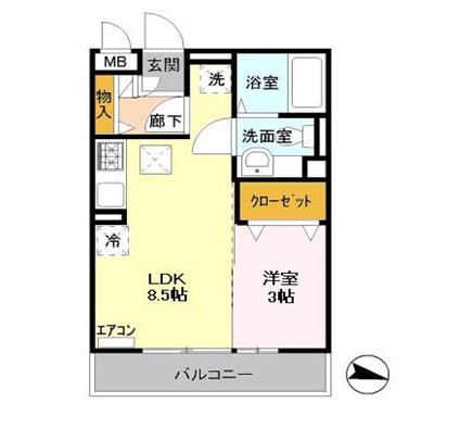 【間取り】 | クレセントコートkay
