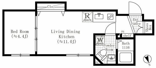 ＣＲＥＡＴＩＦ池袋本町の間取り