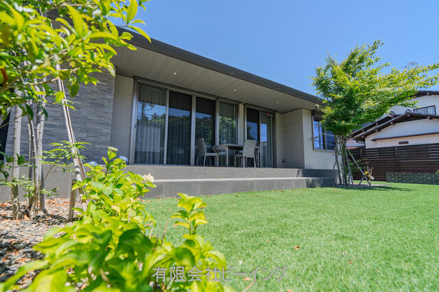 水戸市白梅3丁目　戸建の庭