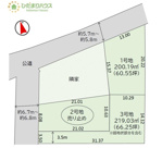 土浦市真鍋新町2期　売地　3号地の画像