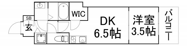 【間取り】 | スワンズシティ谷町ブリエ