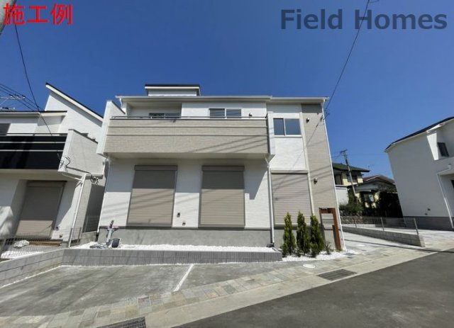 茅ヶ崎市高田2丁目新築戸建て　1号棟の外観|外観施工例