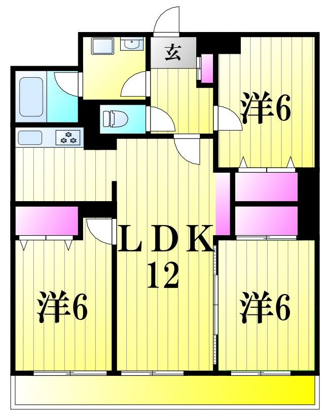 INSURANCE　BLDG.Ⅱの間取り