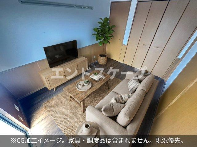 クローバーハイツ　Ｂの居間・リビング|高崎、前橋のお部屋探しはエンドスケープまで！お客様の理想お聞かせ下さい♪
