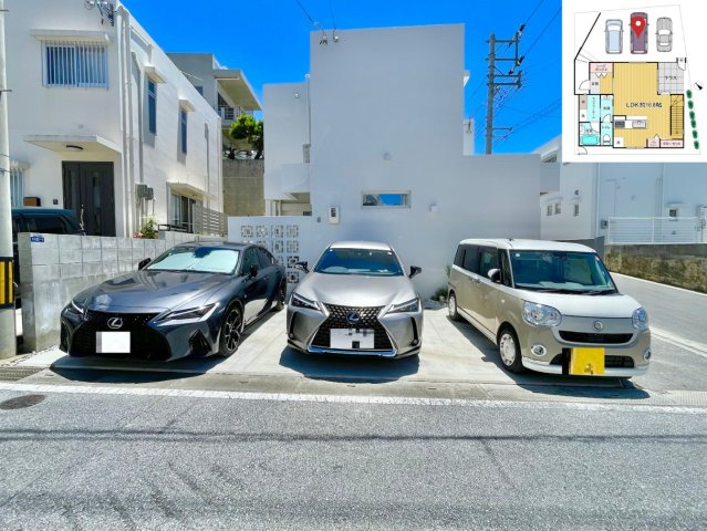 築浅！我如古４丁目　戸建ての駐車場