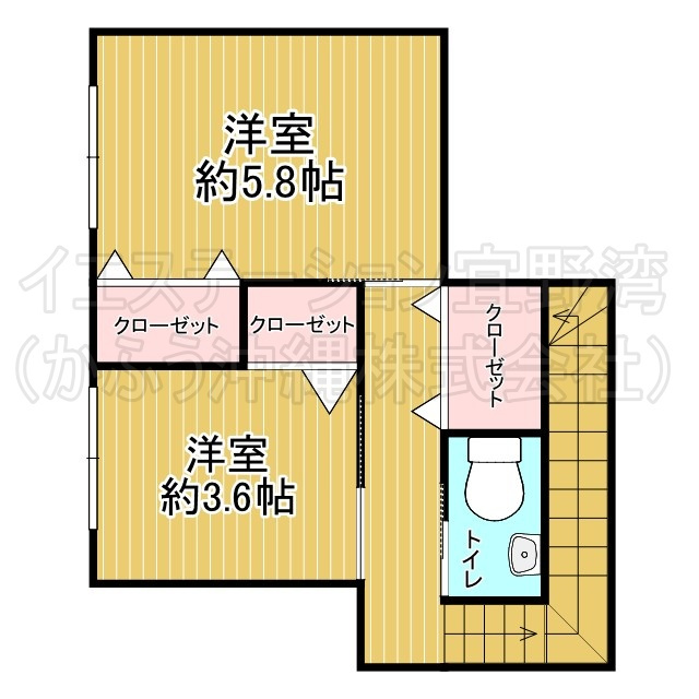 築浅！我如古４丁目　戸建ての間取り