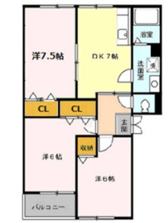 【間取り】 | ソレイユ | 間取りです。
