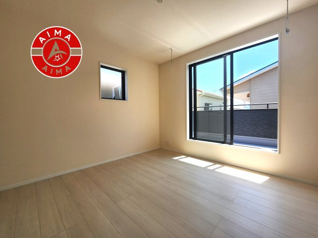 福岡市東区三苫2丁目第2-3棟（1号棟）の寝室|主寝室には収納力に優れたクローゼットがありますので、お部屋もすっきり片付きます。
