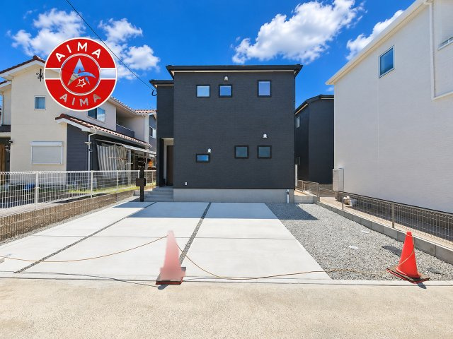 福岡市東区三苫2丁目第2-3棟（1号棟）の外観|デザイン性のある外観です。