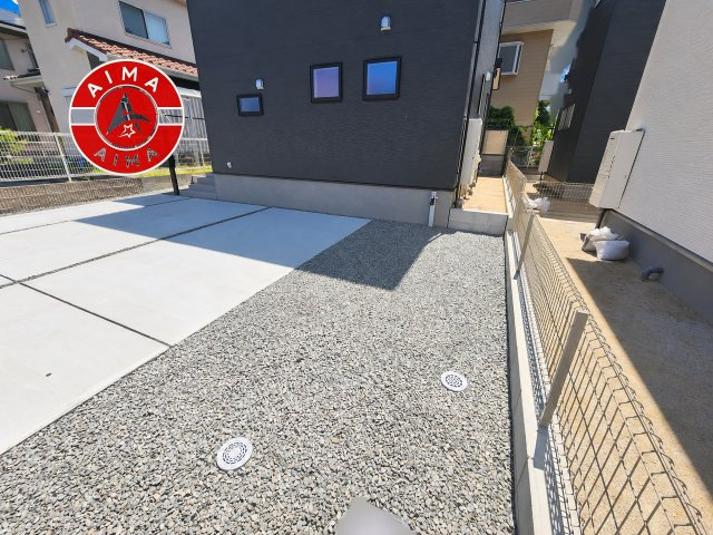 福岡市東区三苫2丁目第2-3棟（1号棟）の庭|お庭で自由な時間を過ごせます。