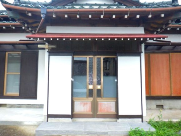 千倉町大川　平家の玄関