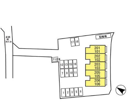 【区画図】 | ベルフラワーⅡ