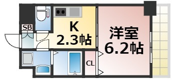 【間取り】 | セゾンラトゥール新今里　仲介手数料無料