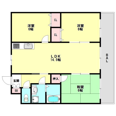 藤原マンションの間取り