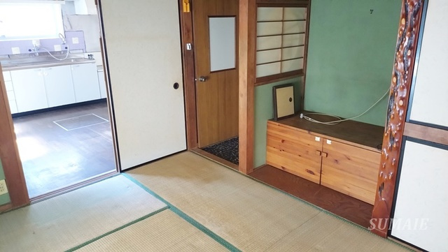 坂戸市関間３丁目戸建ての居間・リビング|1階の和室です！