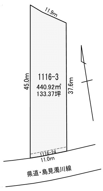 新潟市北区島見町11163　売地の画像