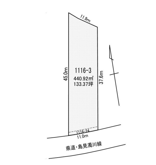 【土地図】 | 新潟市北区島見町11163　売地