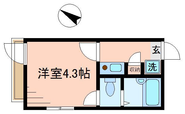 【間取り】 | シャンテ西六郷