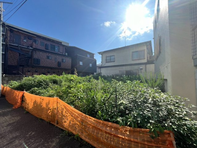 目黒区上目黒　建築条件なし売地の外観