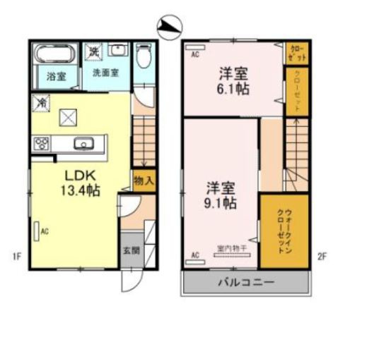 【間取り】 | ルミエール北河堀