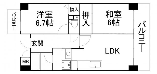【間取り】 | パームヒルズ