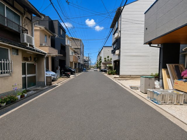 西ノ京西中合町の前面道路含む現地写真
