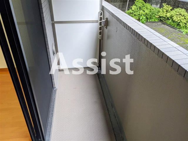 ルーブル武蔵小山弐番館のバルコニー