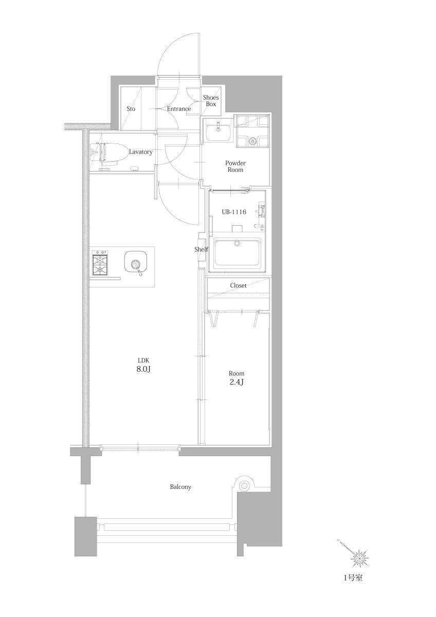 新品家具付きマンション住吉11(KaGood福岡)