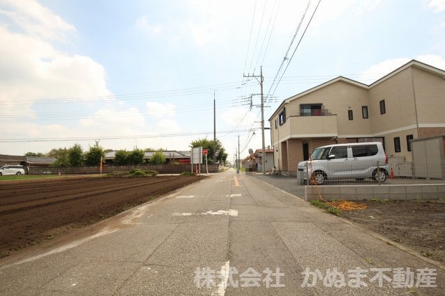 ハートフルタウン鹿沼市幸町1丁目新築の前面道路含む現地写真|〇前面道路〇
前面道路：公道　幅員4.0ｍ　（南東方角） 2026.7.9撮影