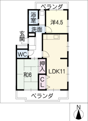 【間取り】 | サンシティ小池