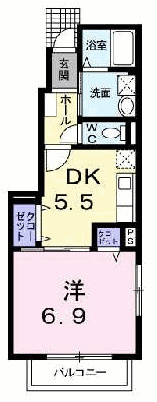 ソレイユの間取り
