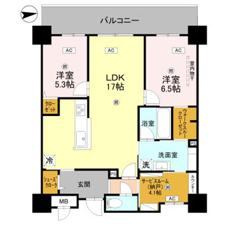 【間取り】 | グラントリアノン緑地公園