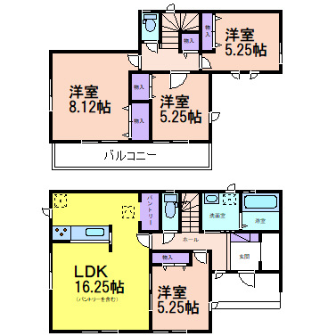 ハートフルタウン鹿沼市幸町1丁目新築の間取り|〇間取り〇
間取り：4LDK　