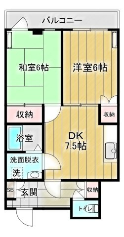 ジュネスシマムラの間取り