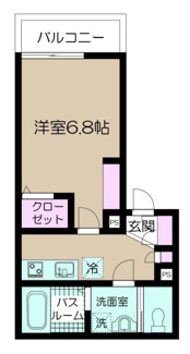 【間取り】 | フェリーチェ喜多見  | 間取りです。