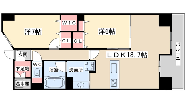 【間取り】 | グレンパーク梅田北