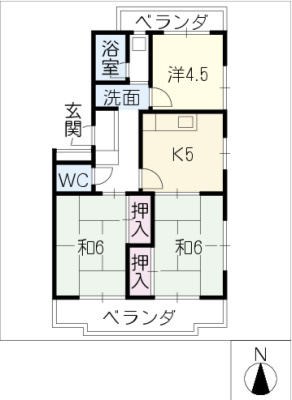 【間取り】 | サンシティ小池