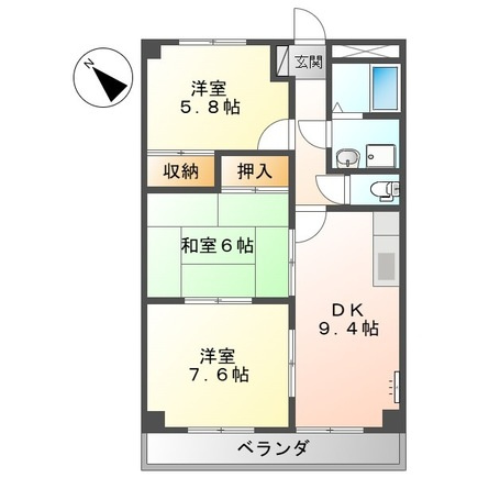 メイプルハウスの間取り|間取図