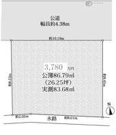 箕面市瀬川２丁目　土地の画像