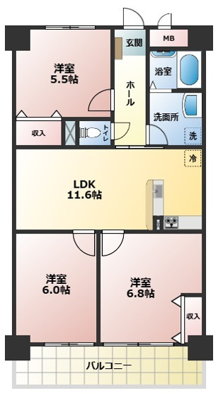 【間取り】 | グランピアリバーサイド