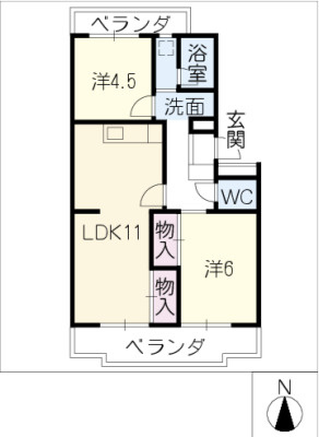 【間取り】 | サンシティ小池