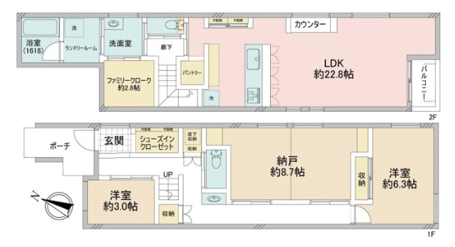 【間取り】 | 世田谷区下馬1丁目　戸建