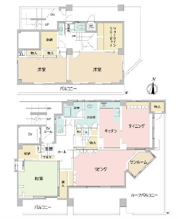 【間取り】 | サンローズ