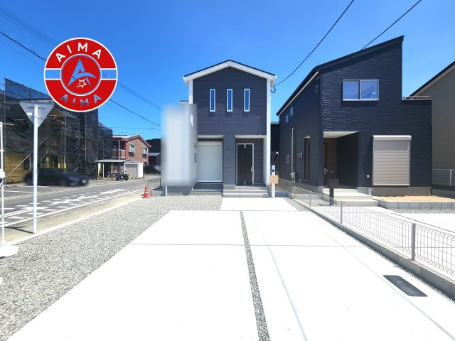 福岡市東区三苫2丁目第2-3棟（2号棟）の外観|デザイン性のある外観です。