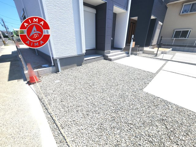 福岡市東区三苫2丁目第2-3棟（2号棟）の外観|お庭で自由な時間を過ごせます。