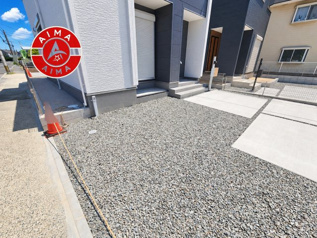 福岡市東区三苫2丁目第2-3棟（2号棟）の外観|お庭で自由な時間を過ごせます。